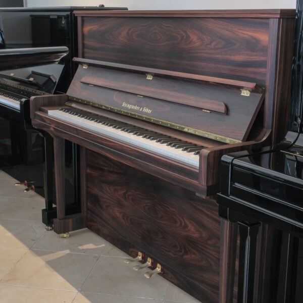 New Steingraber 130 upright piano satin rosewood