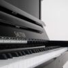 Sauter artisan 124 upright piano black chrome