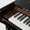 Sauter artisan 124 upright slip Polished Burr Walnut