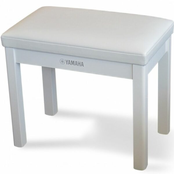 Yamaha GTB Polished White Digital Piano Stool